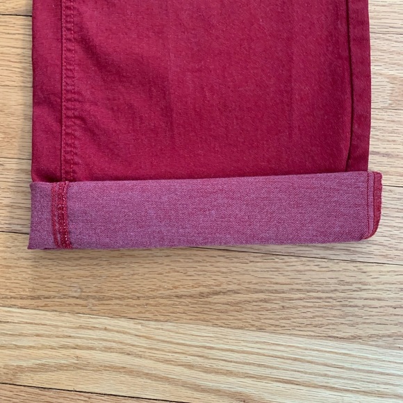 Copper Key Wide Leg Juniors Jeans | Brick Red | Size 9 - Picture 5 of 10